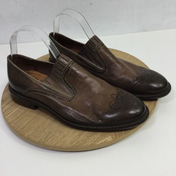 Johnston Murphy J & M Leather Wingtip Loafers Shoes Brown Size 8.5M main image 6